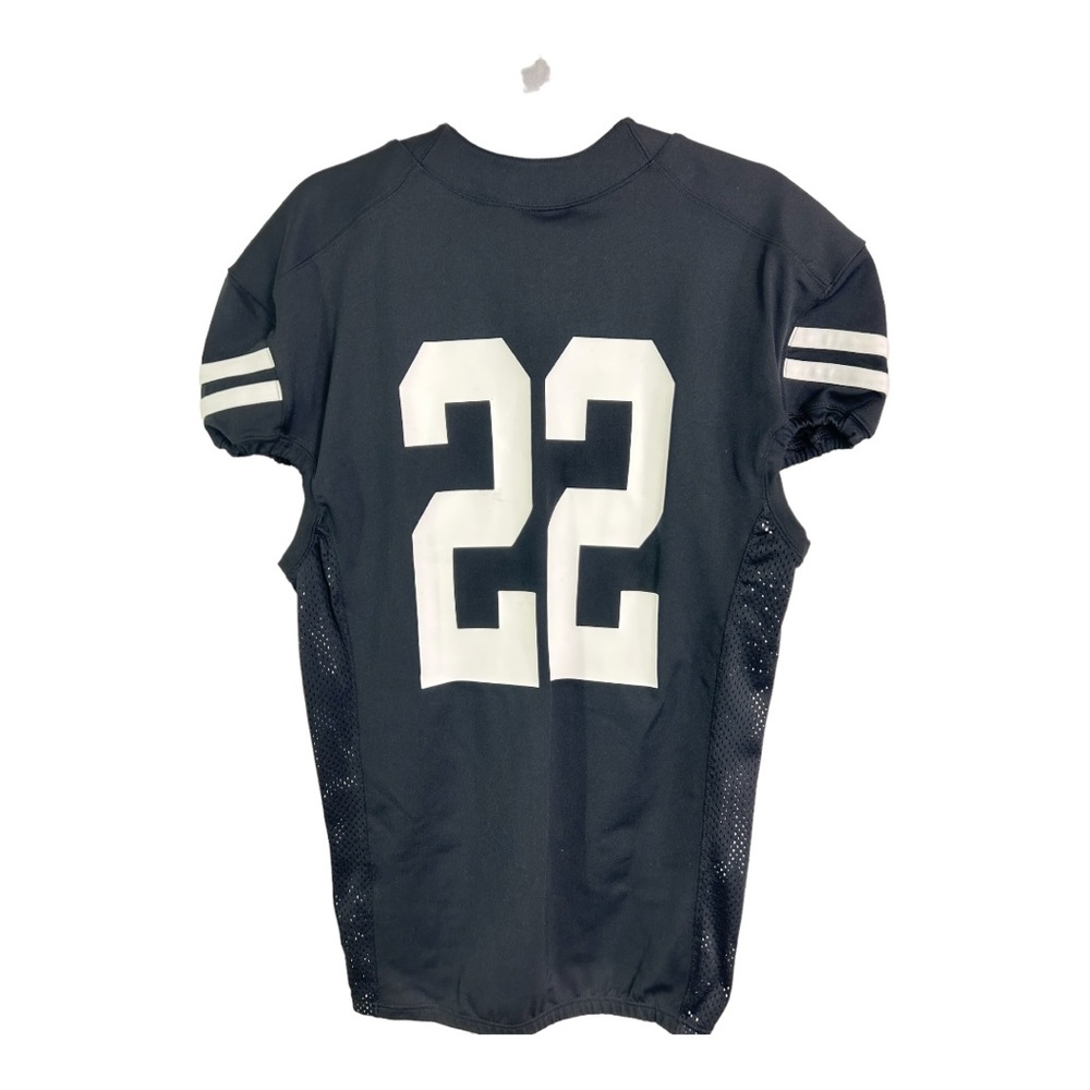 Nike Engineered Compression Football Game Jersey Black White #22 Large D543 - Picture 2 of 8